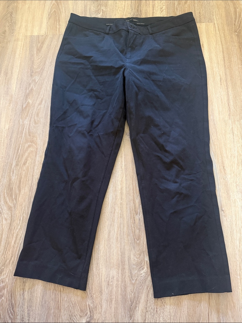 Banana Republic Men's Black Dress Pants - Straight Leg